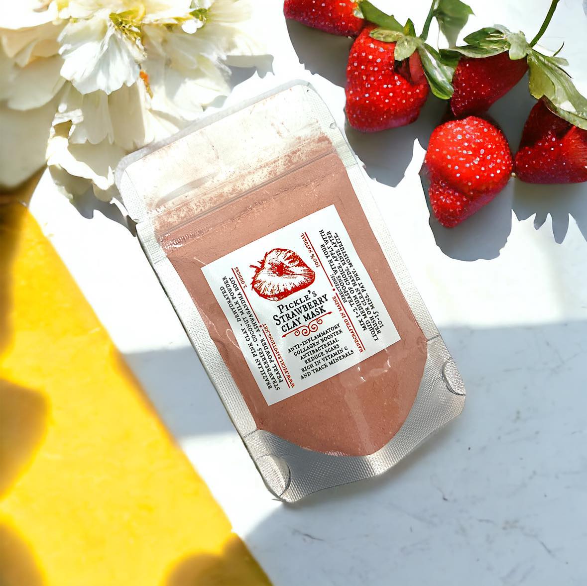 Strawberry Clay Mask