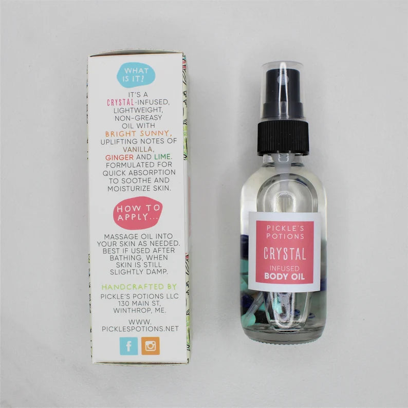 Crystal-Infused Dry Body Oil