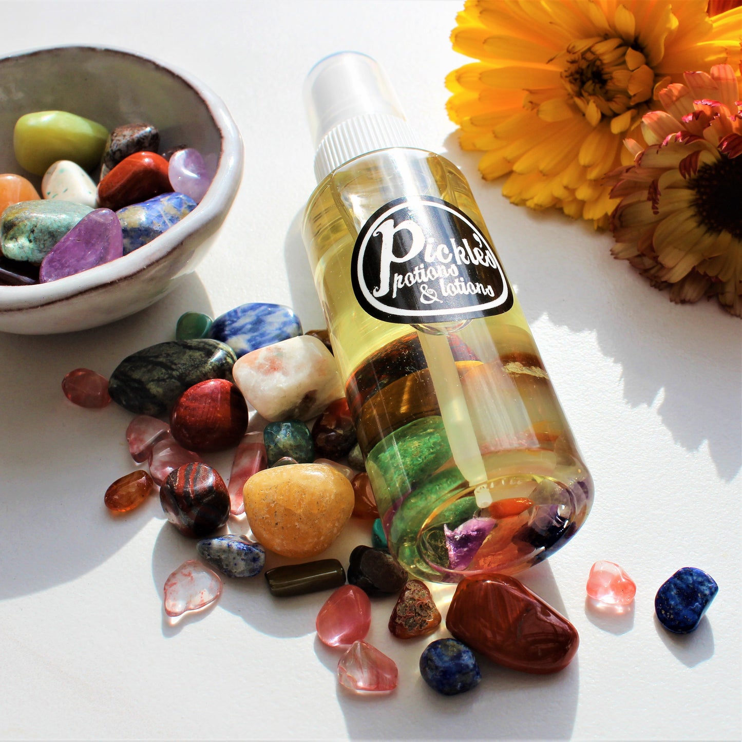 Crystal-Infused Dry Body Oil