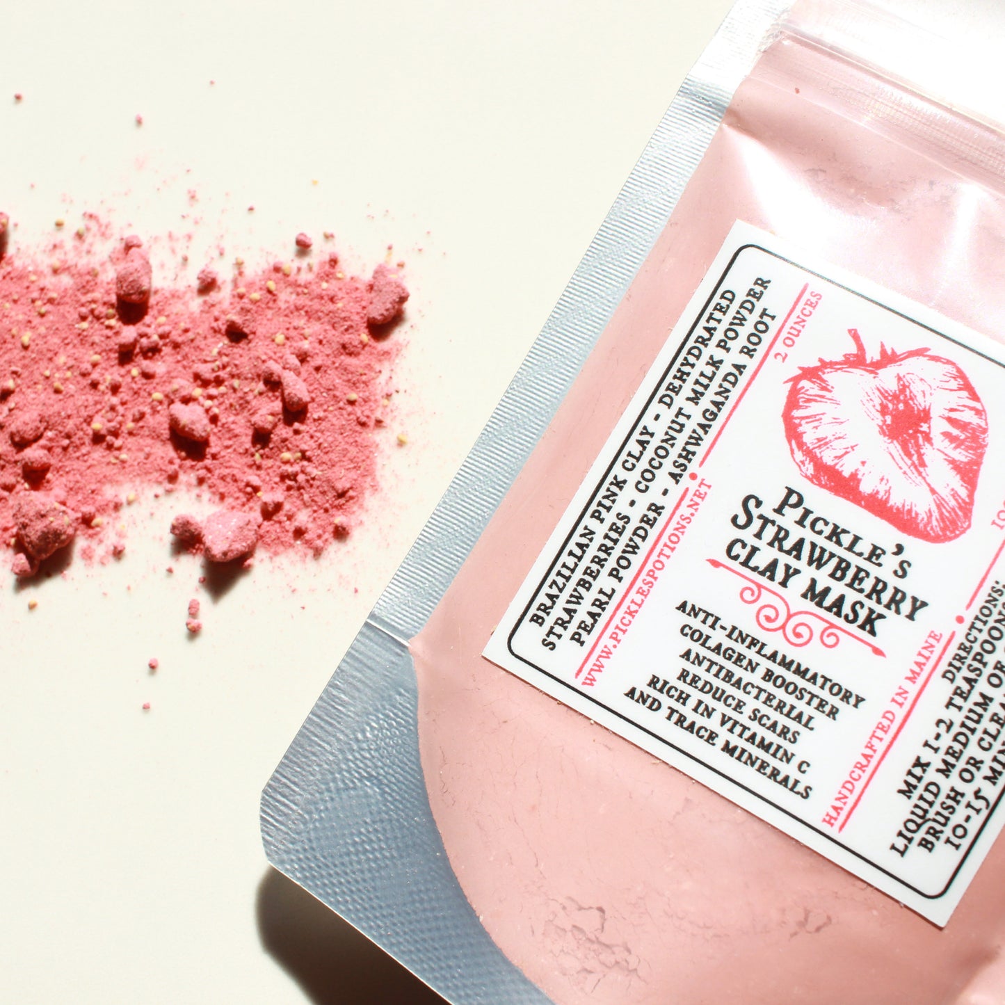 Strawberry Clay Mask