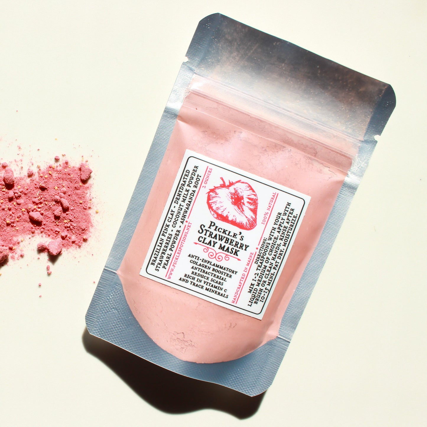 Strawberry Clay Mask