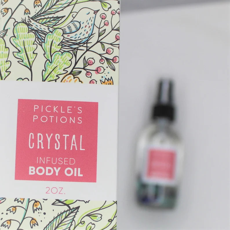 Crystal-Infused Dry Body Oil