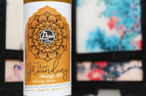 Massage Oils: Lymphatic, Grounding, Indulgence.
